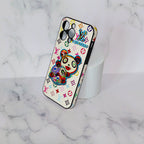 LV Rainbow iPhone Case Panda Monogram for 13