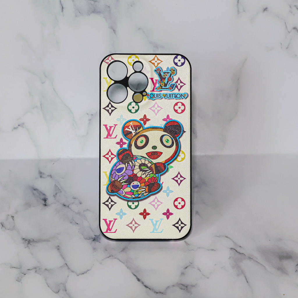 LV Rainbow iPhone Case Panda Monogram for 13-pro