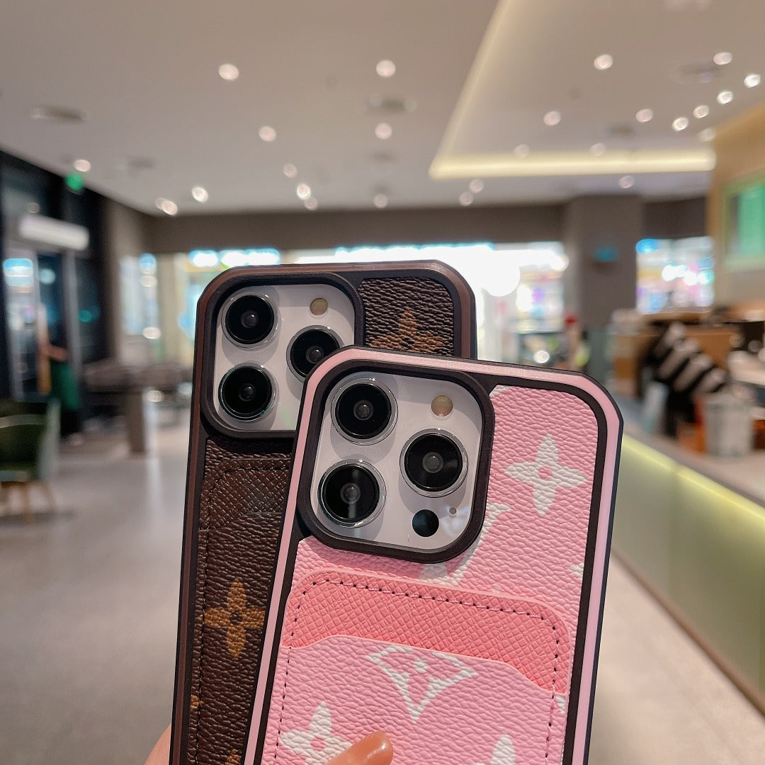LV Phone Case Card Holder Fashion Leather For I Pro Max Plus for 12