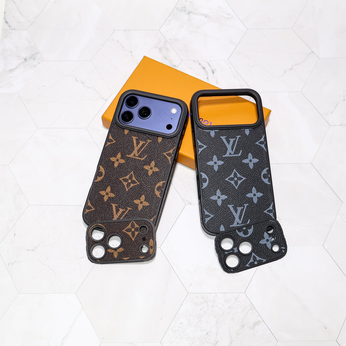 LV iPhone Case Swappable Lens For 12-17/ Pro / Pro Max