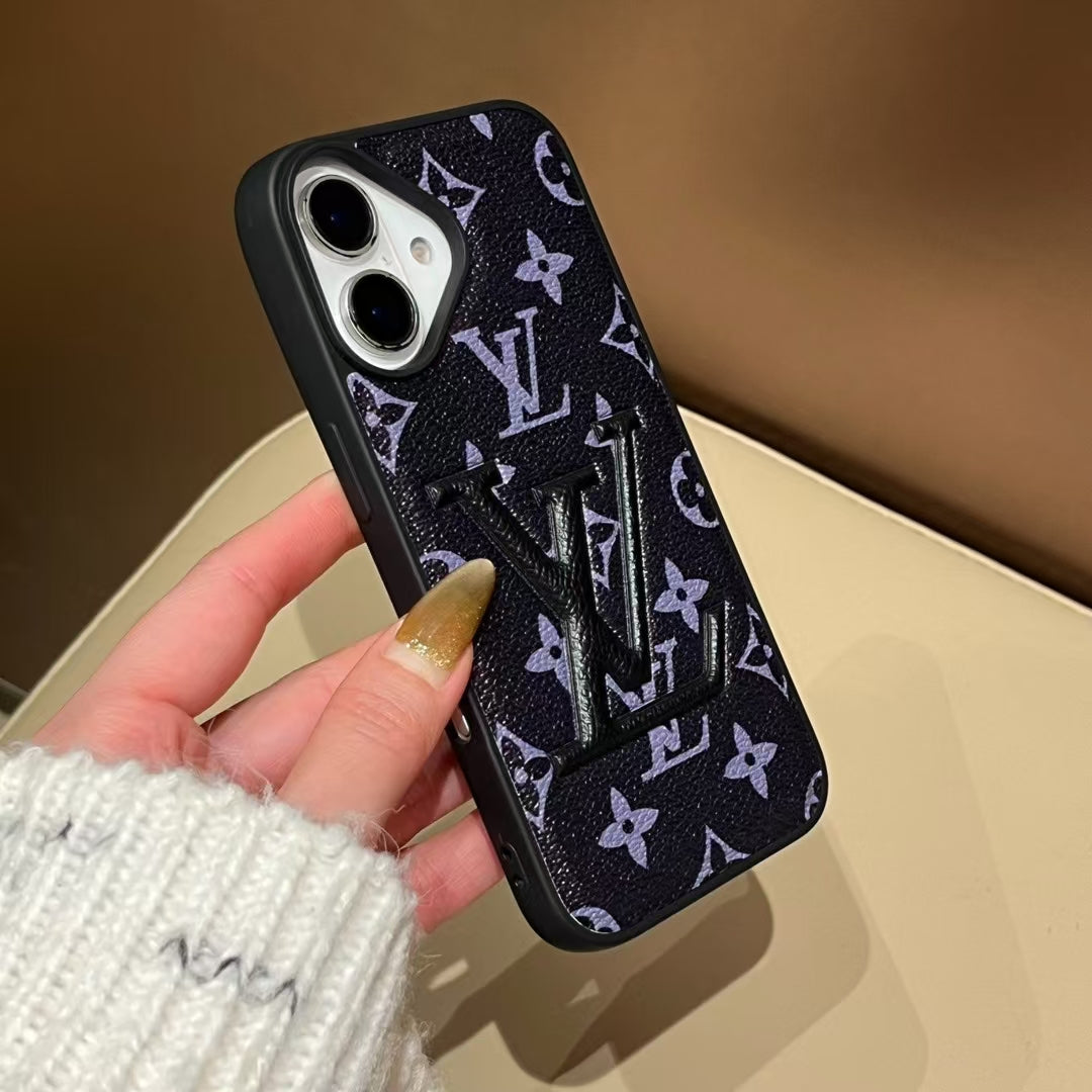 Stylish Louis Vuitton Phone Cover Logo Initial For iPhone 13-16 Pro Max iPhone Case for 13-pro