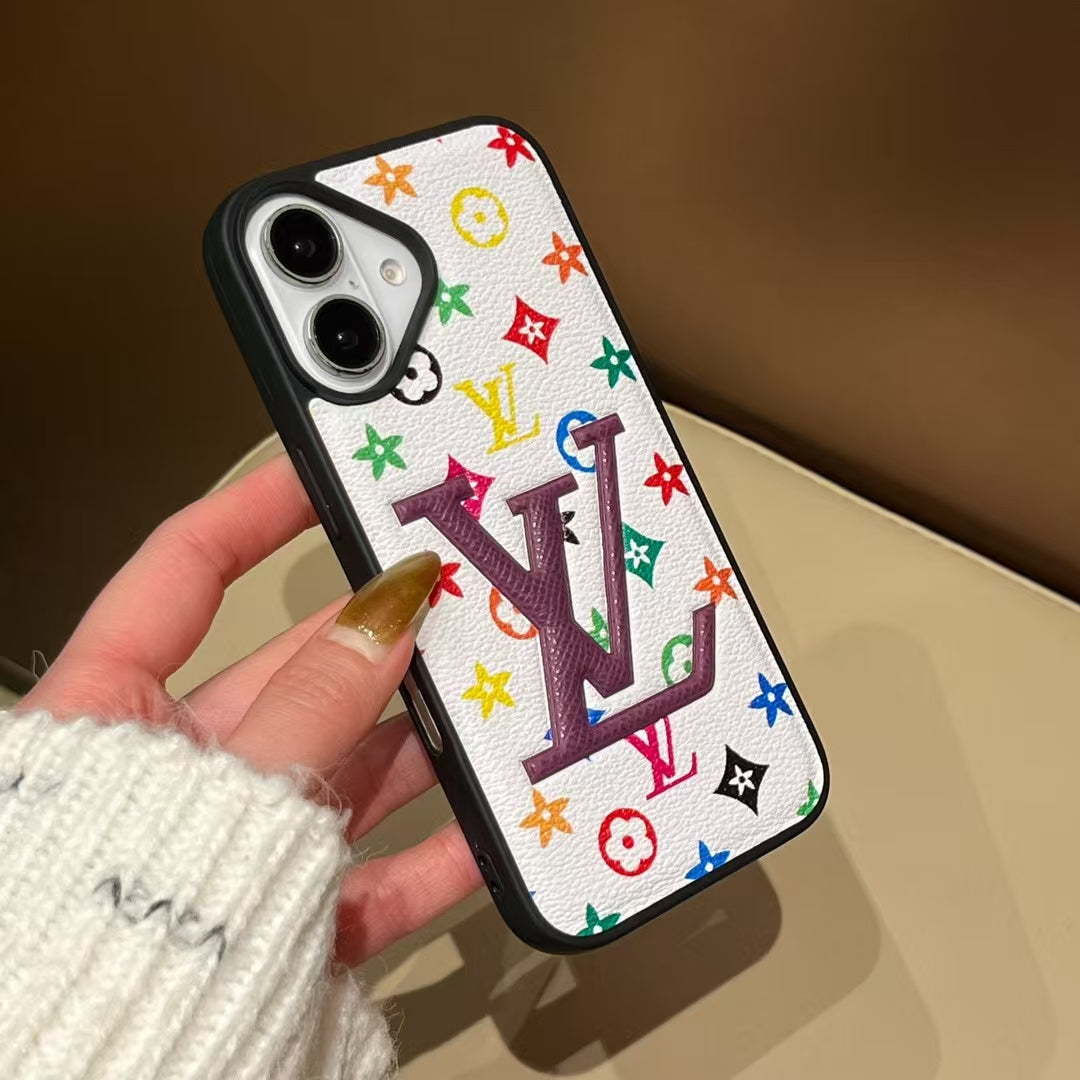 Stylish Louis Vuitton Phone Cover Logo Initial For iPhone 13-16 Pro Max iPhone Case