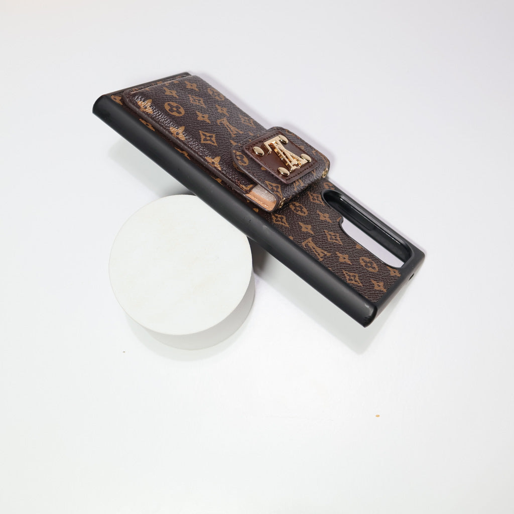 Samsung Galaxy Louise Vuitton Phone Case Card Slot For S22 23 24 25 26 Ultra Plus Series for s23-ult