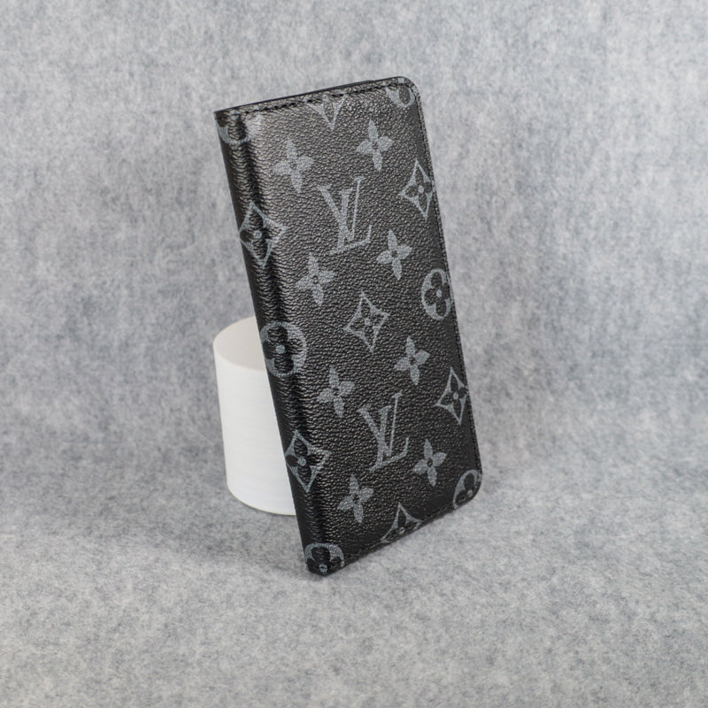 Louis Vuitton Wallet Phone Case For I Pro Max Plus Black Monogram for 12-pro