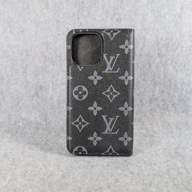 Louis Vuitton Wallet Phone Case For I Pro Max Plus Black Monogram for 11-pro