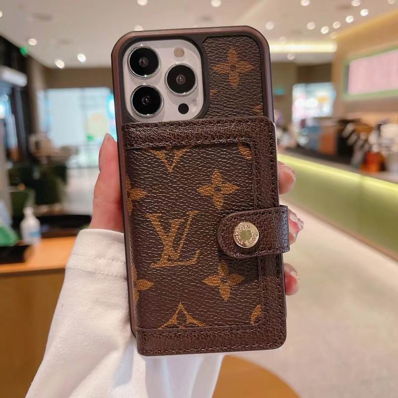 LV Card Slot Wallet Case For I Pro Max Plus for 12