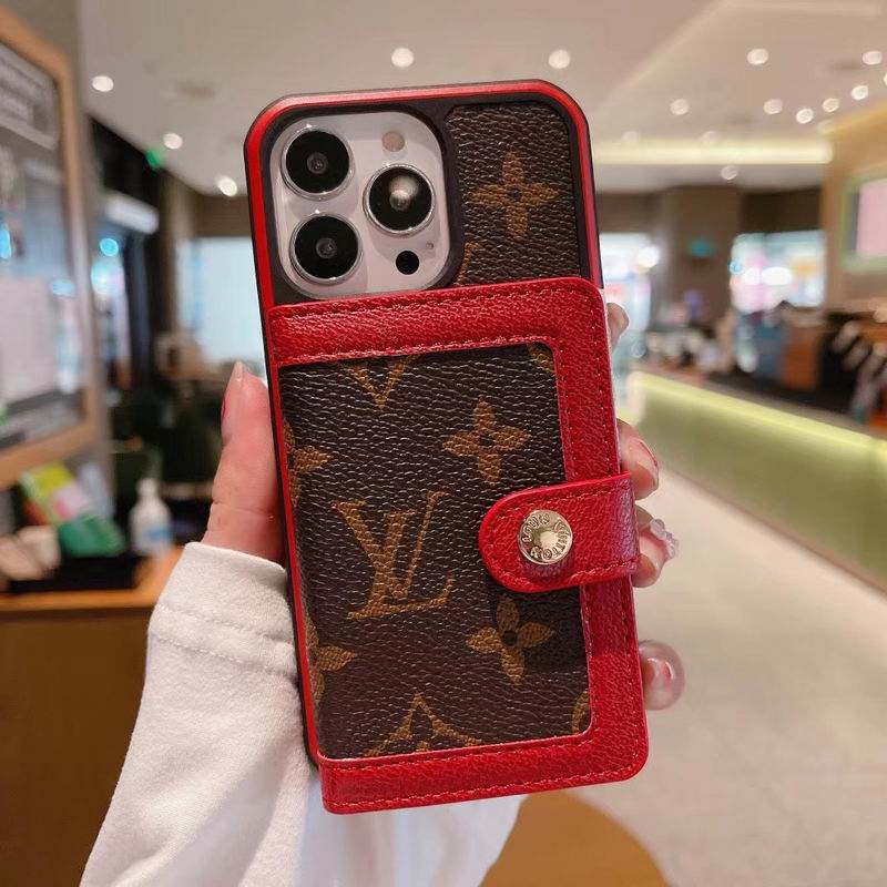 LV Card Slot Wallet Case For I Pro Max Plus for 12-pro