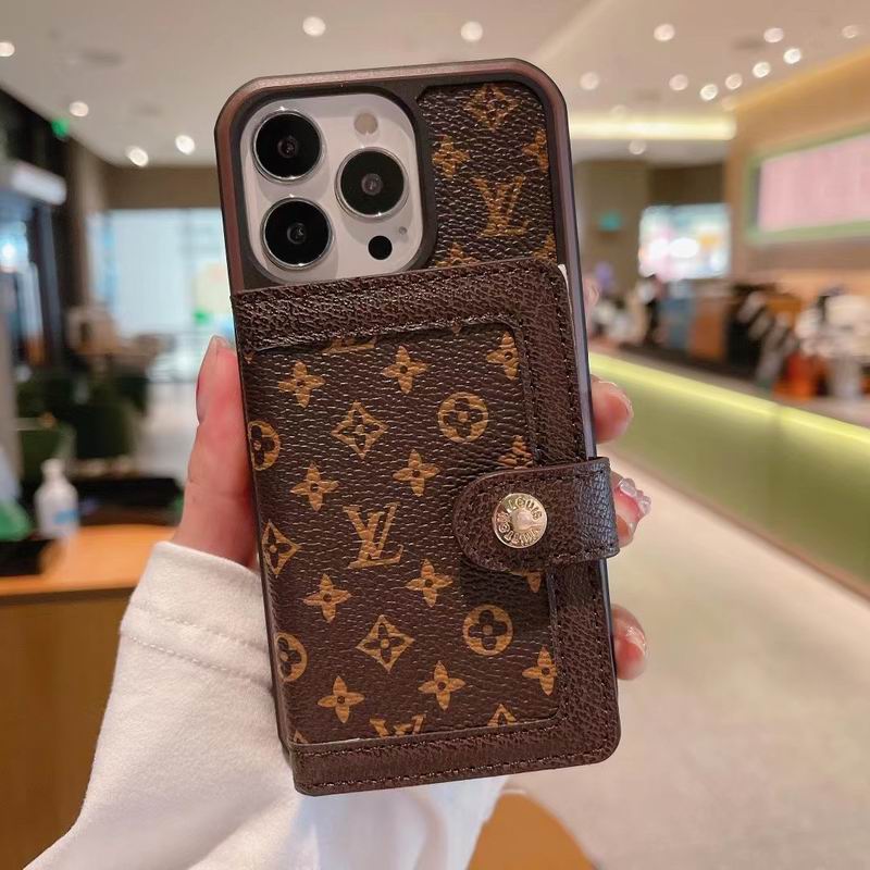 LV Card Slot Wallet Case For I Pro Max Plus for 12-pro