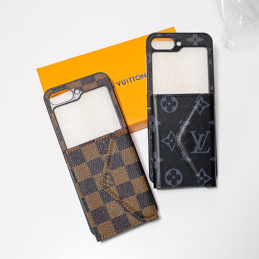 Z Flip LV Case Wallet Style For 3 4 5 6 7 Series for z-flip-3