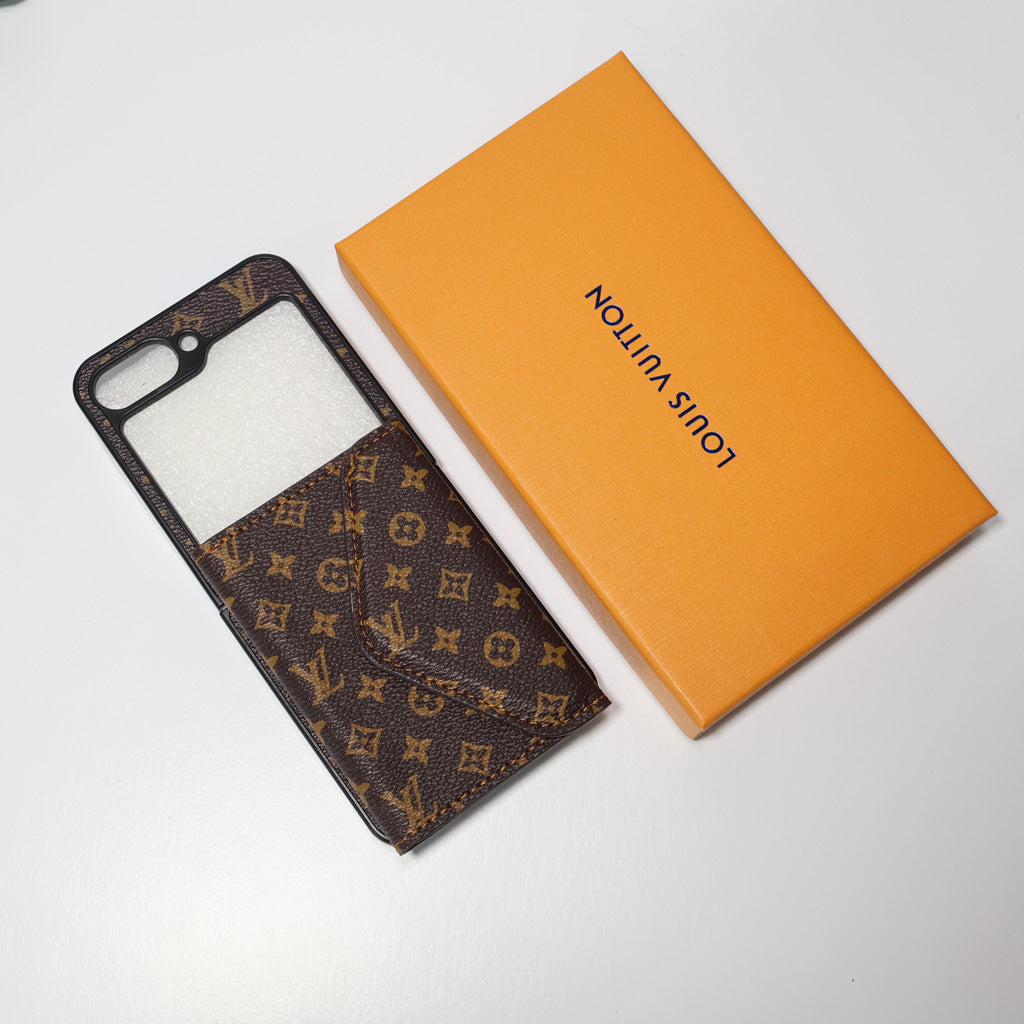 Z Flip LV Case Wallet Style For 3 4 5 6 7 Series for z-flip-3
