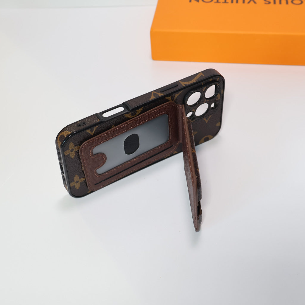 LV MagSafe iPhone Case Magnetic Card Holder For 13-16 / Pro / Pro Max / Plus for 13-pro