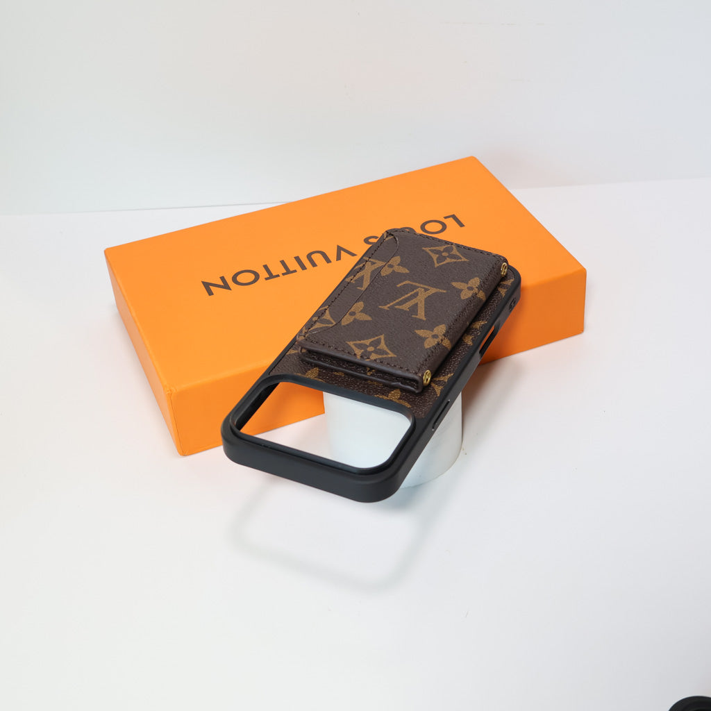 Fashion Leather Card Holder LV Case Wallet iPhone 17 / Pro / Max / Air for iphone-17-pro