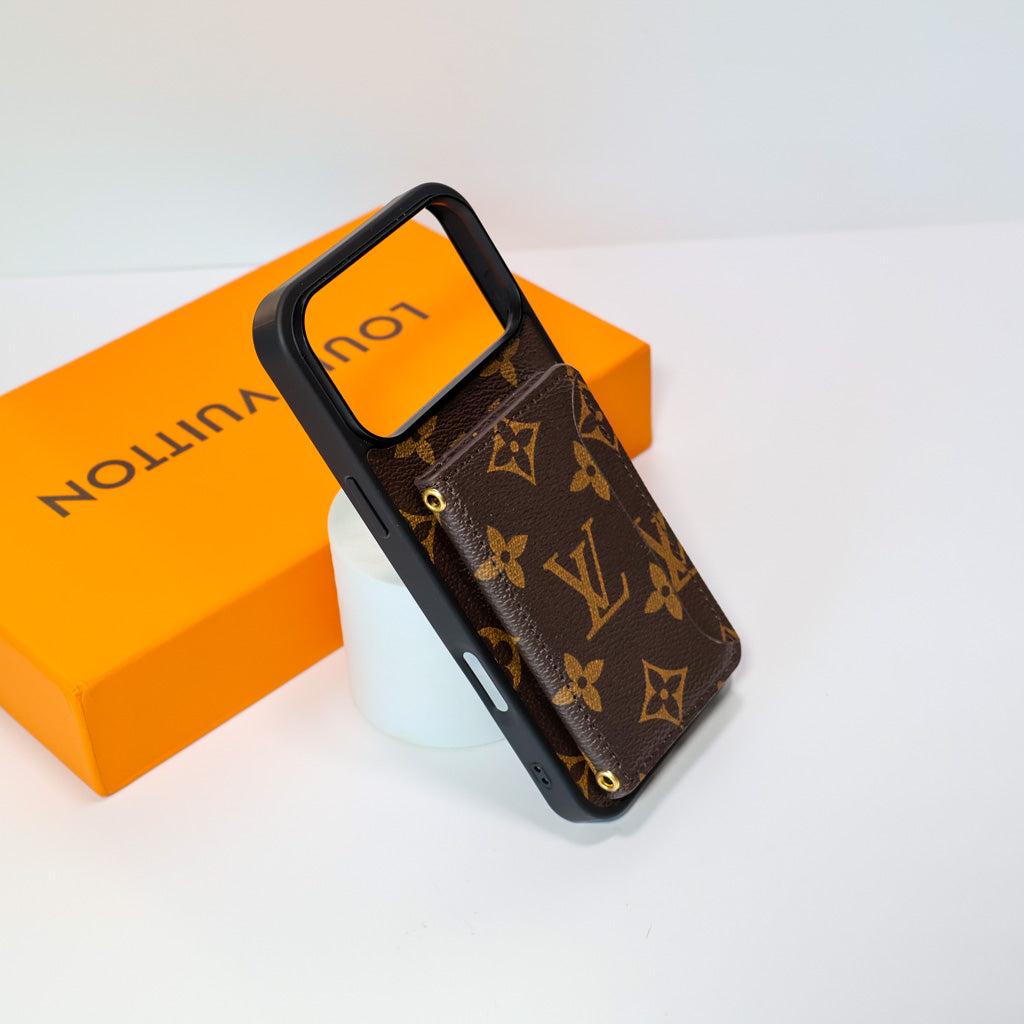 Fashion Leather Card Holder LV Case Wallet iPhone 17 / Pro / Max / Air for iphone-17-air