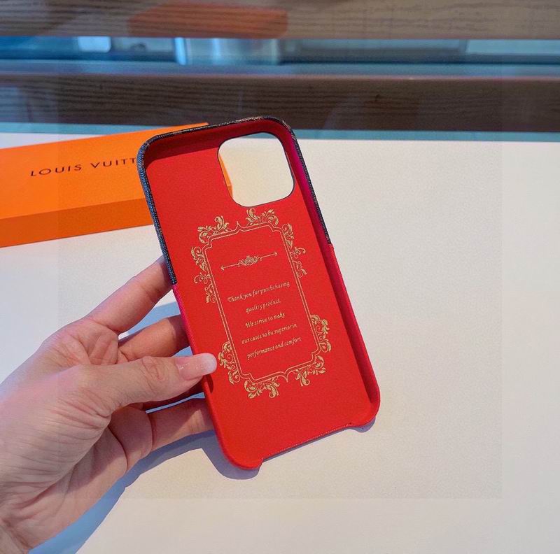 Louis Vuitton iPhone 15 16 Pro Case / Pro Max / Plus / Accent Patched Leather for 15-plus