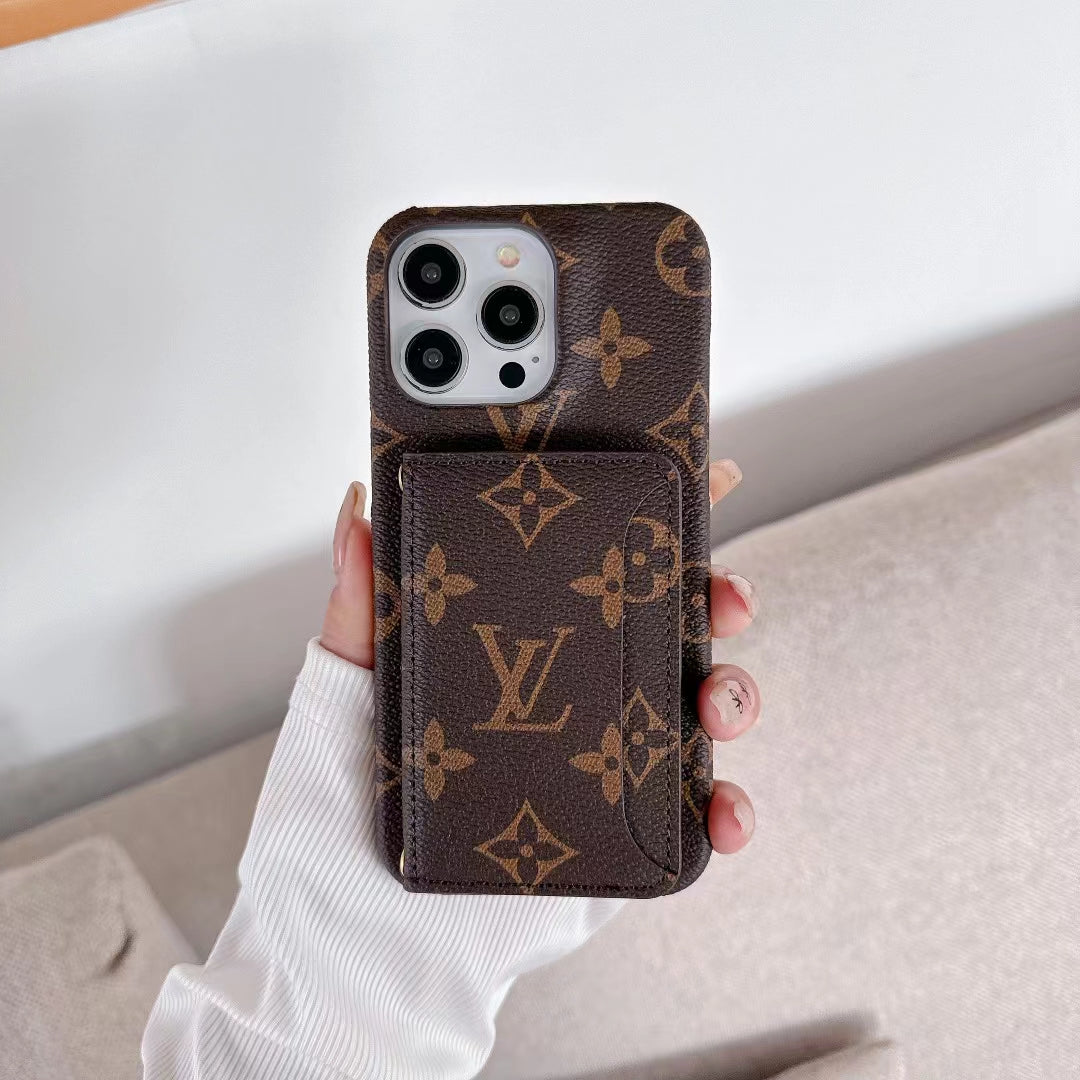 LV Wallet Card Phone Case For I Pro Max Plus for 11-pro-max