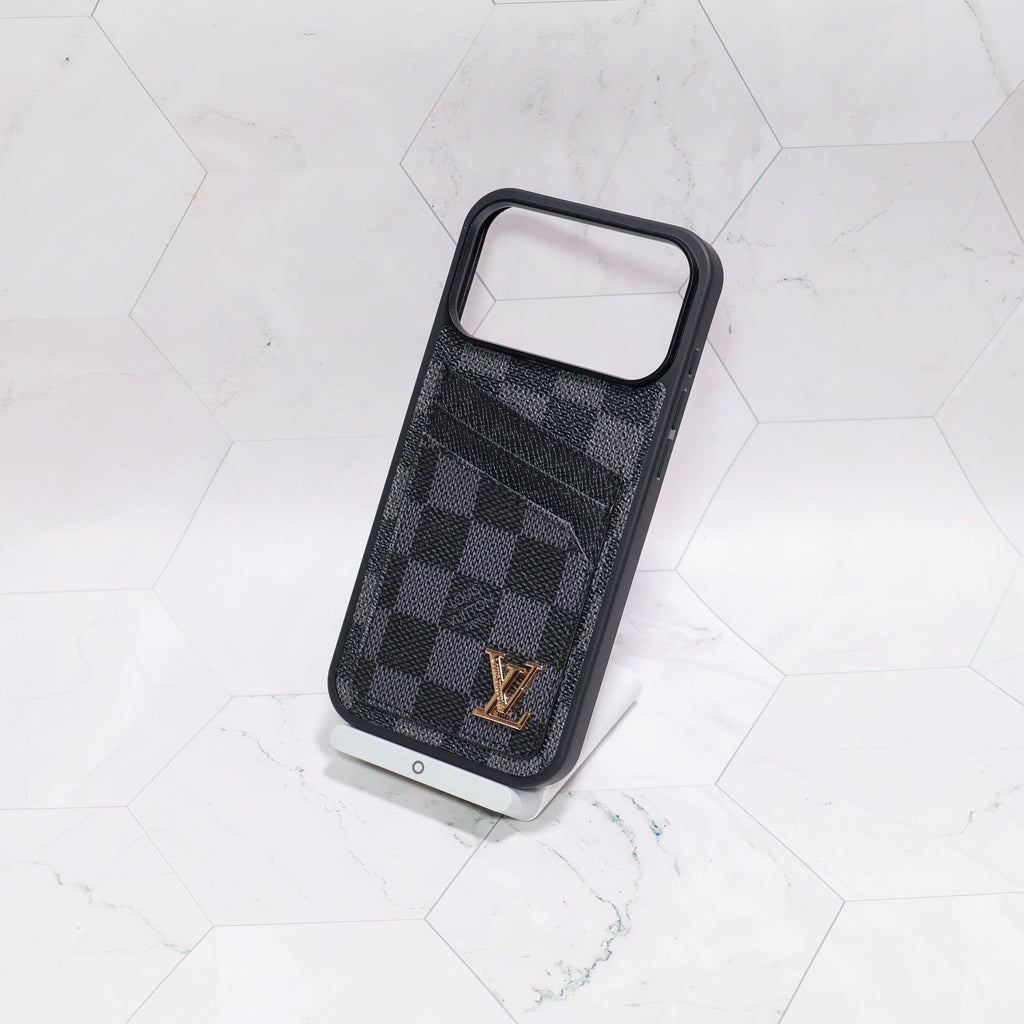 LV iPhone Card Holder Case For 12-17 / Pro / Pro Max / Plus / Air for 11-pro
