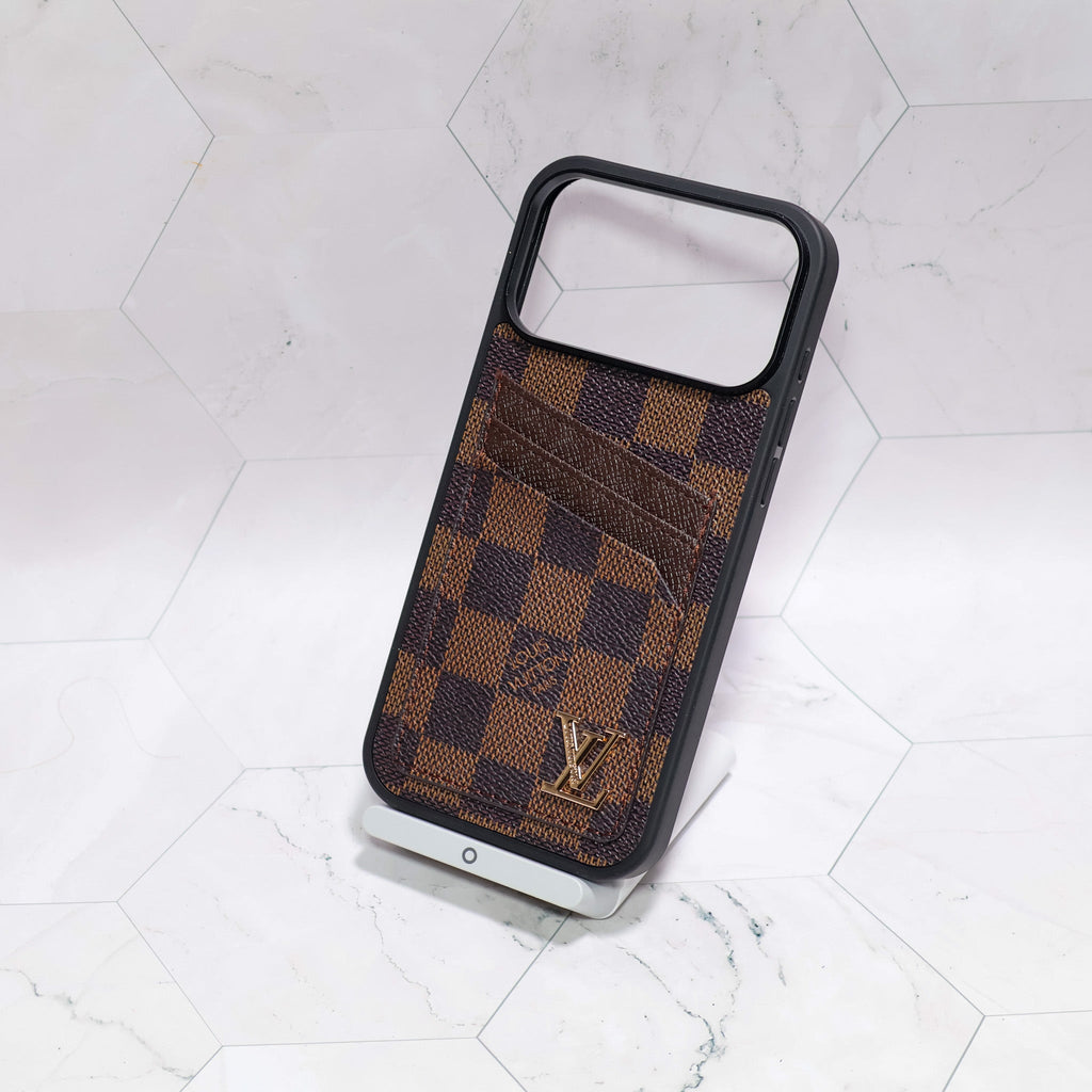 LV iPhone Card Holder Case For 12-17 / Pro / Pro Max / Plus / Air for 11-pro