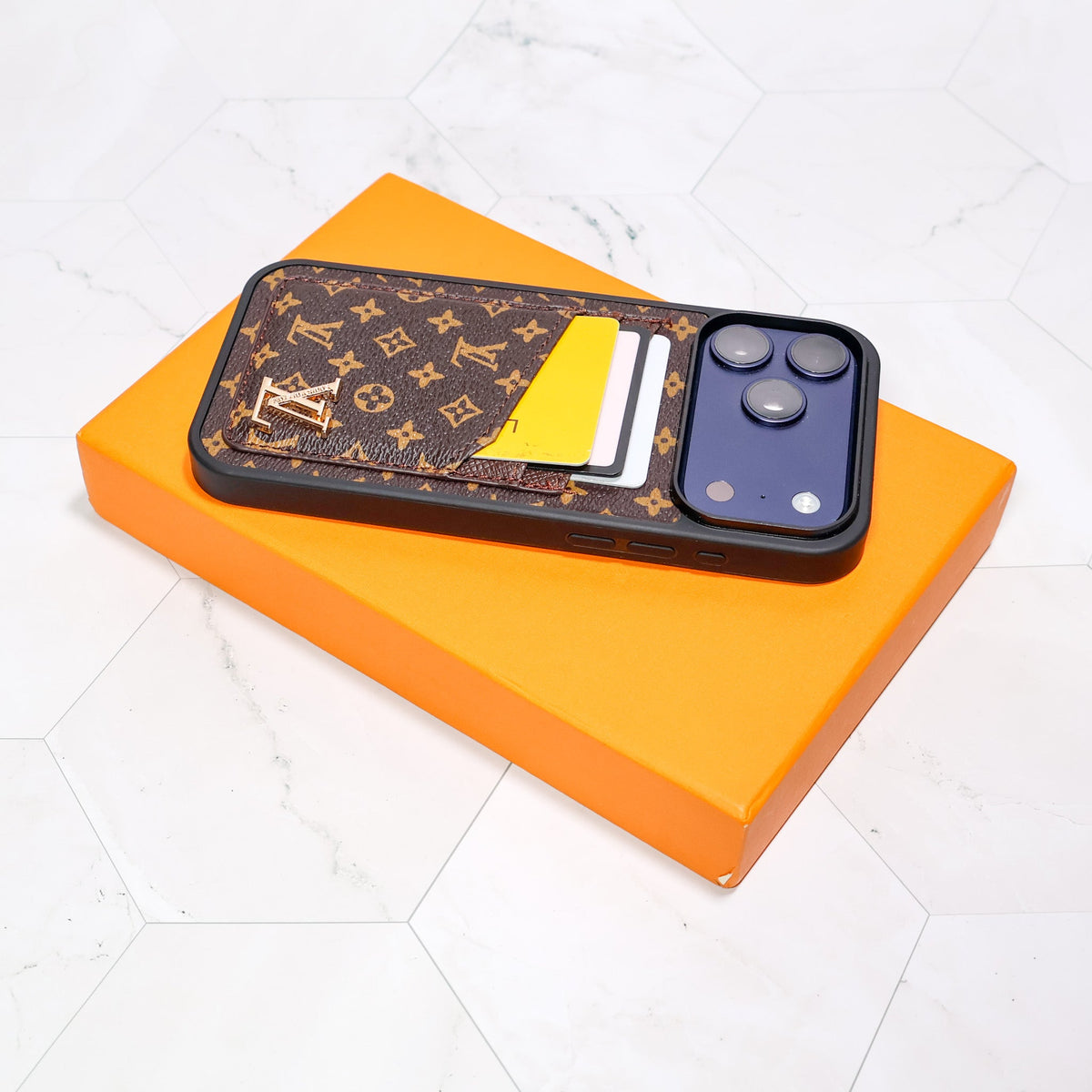 LV iPhone Card Holder Case For 12-17 / Pro / Pro Max / Plus / Air for 11