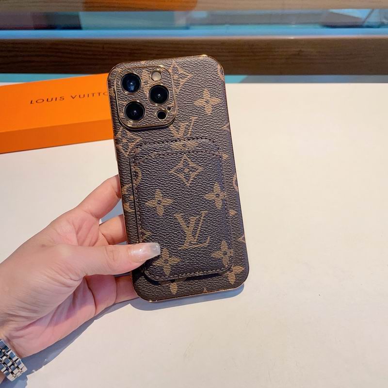 LV iPhone Case Card Holder Back Cover For I Pro Max Plus for 12