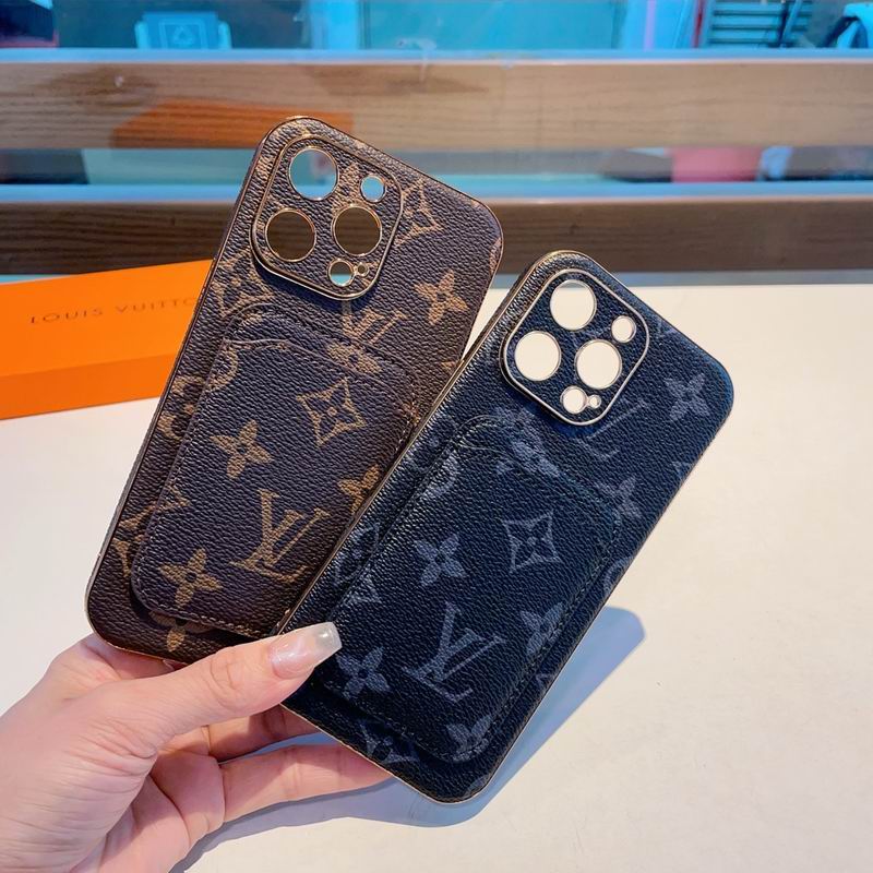 LV iPhone Case Card Holder Back Cover For I Pro Max Plus for 12
