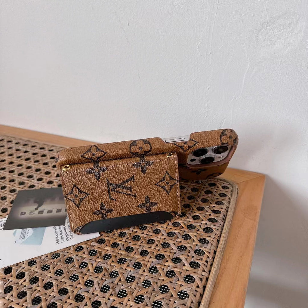 LV Wallet Card Phone Case For I Pro Max Plus for 11
