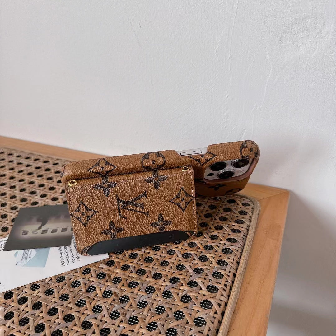 LV Wallet Card Phone Case For I Pro Max Plus for 11
