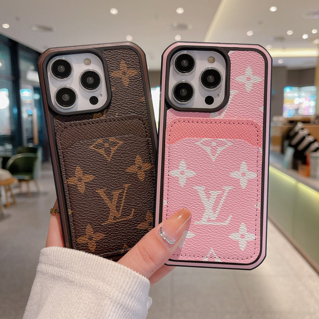 LV Phone Case Card Holder Fashion Leather For I Pro Max Plus for 12