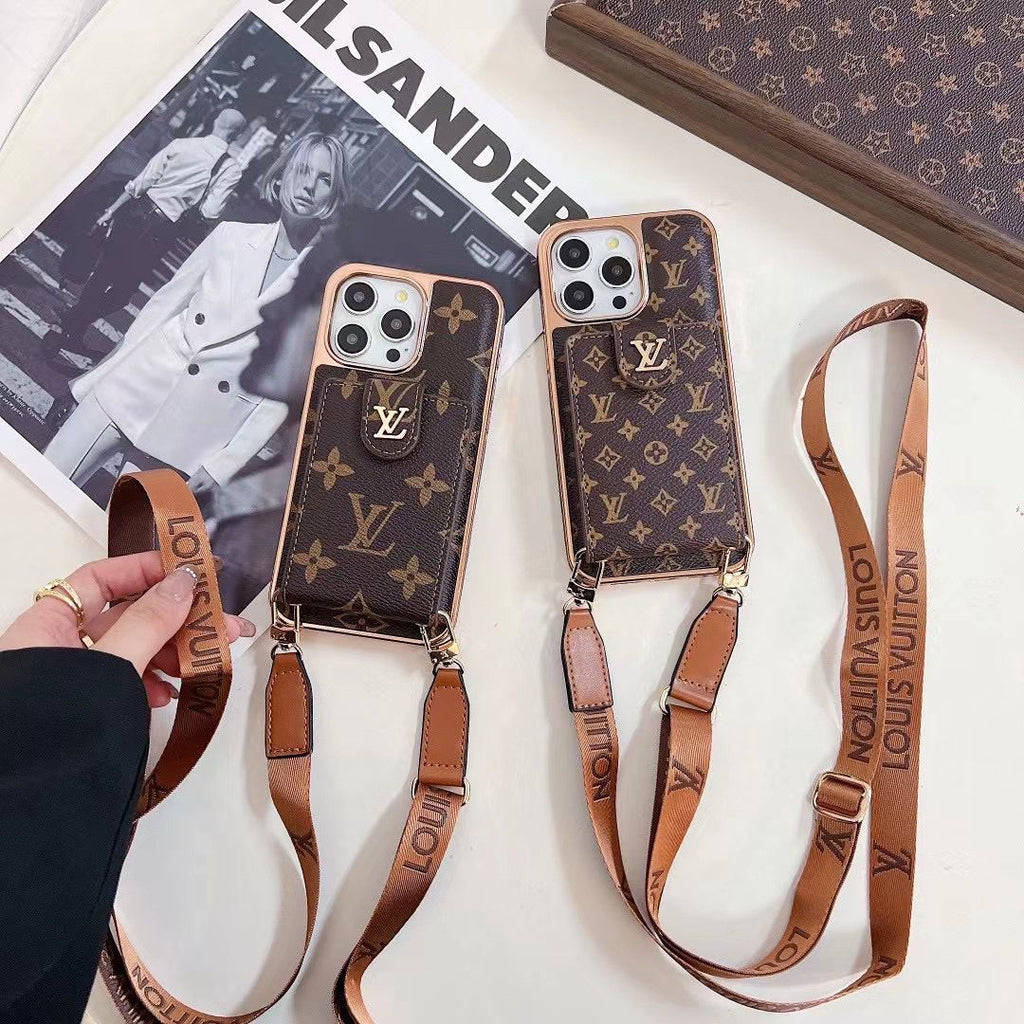 Luxury Crossbody Phone Case Card Holder I Pro Max for 12