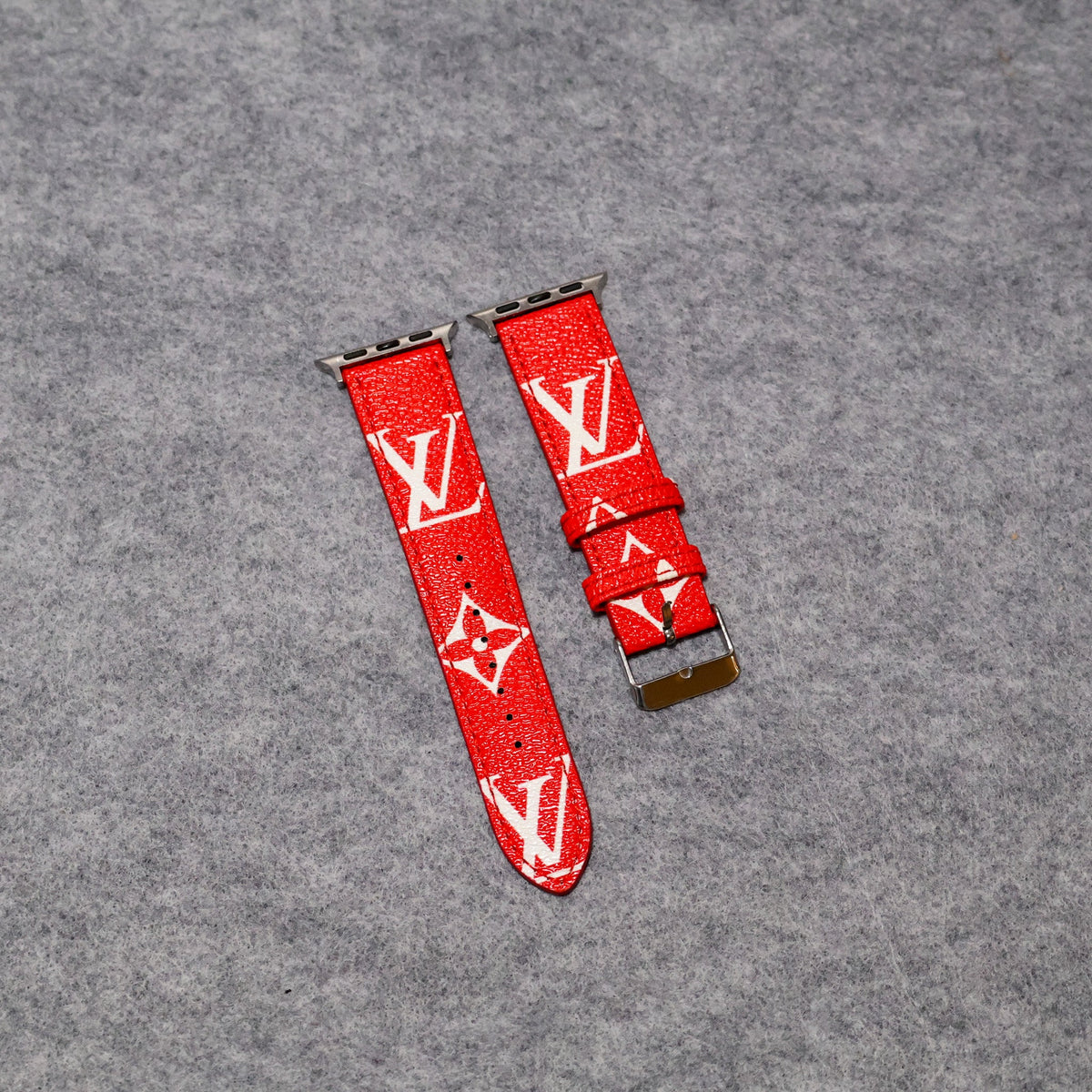 LV Apple Watch Bands Leather Apple Watch Band for 38mm-40mm-41mm
