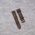 LV Apple Watch Bands Leather Apple Watch Band for 38mm-40mm-41mm