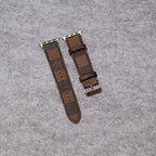 LV Apple Watch Bands Leather Apple Watch Band for 38mm-40mm-41mm