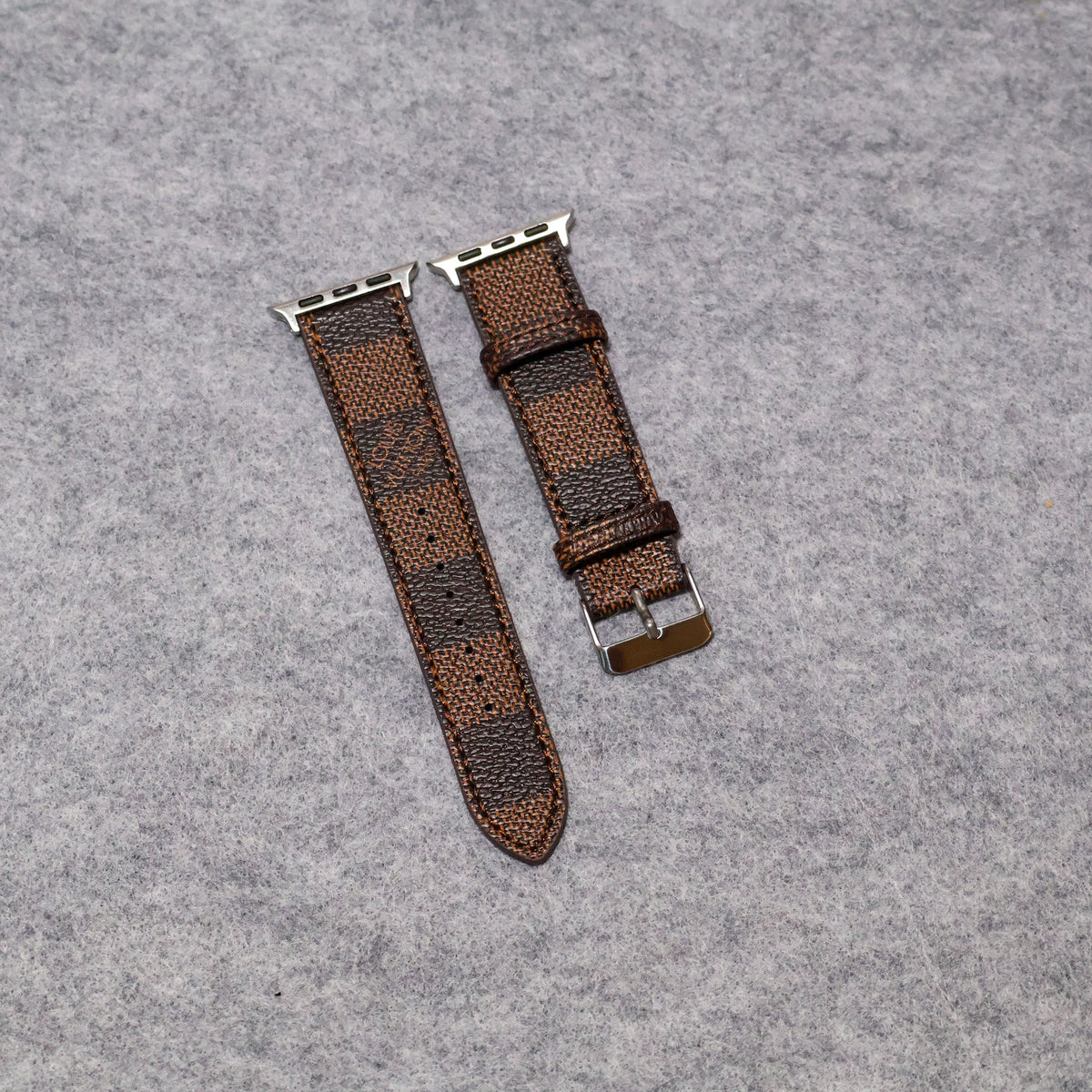 LV Apple Watch Bands Leather Apple Watch Band for 38mm-40mm-41mm