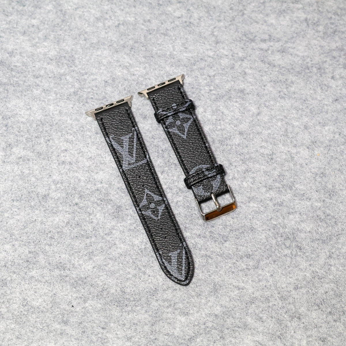 LV Apple Watch Bands Leather Apple Watch Band for 42mm-44mm-45mm