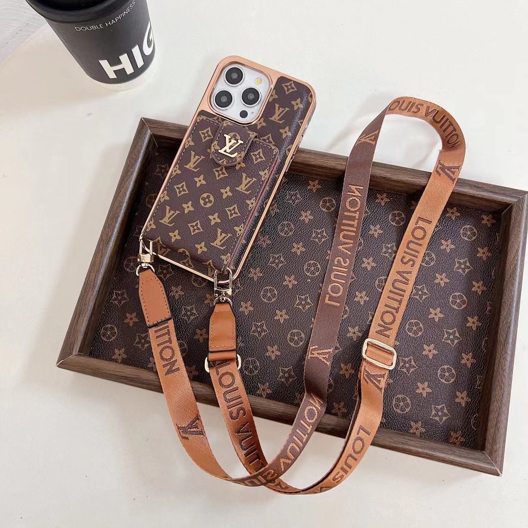Luxury Crossbody Phone Case Card Holder I Pro Max for 12-pro-max