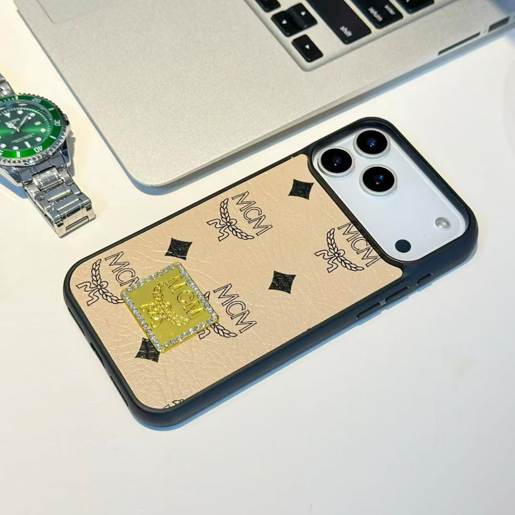iPhone Case Mcm Style For 13-17 / Pro / Pro Max / Plus / Air for 13-pro