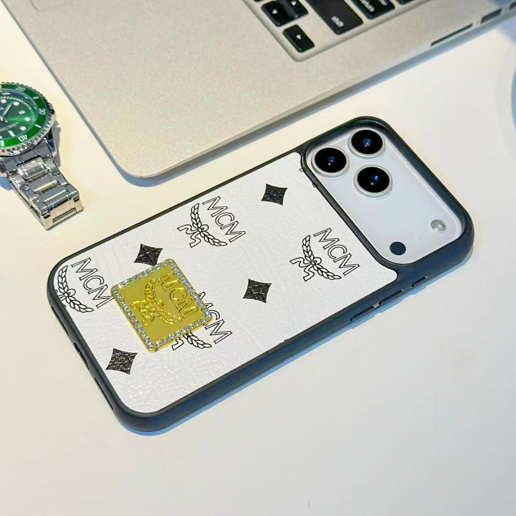 iPhone Case Mcm Style For 13-17 / Pro / Pro Max / Plus / Air for 13-pro