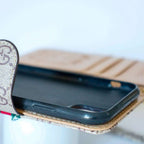 Gucci Wallet Case iPhone Beige Leather For I Pro Max Plus for 13-pro