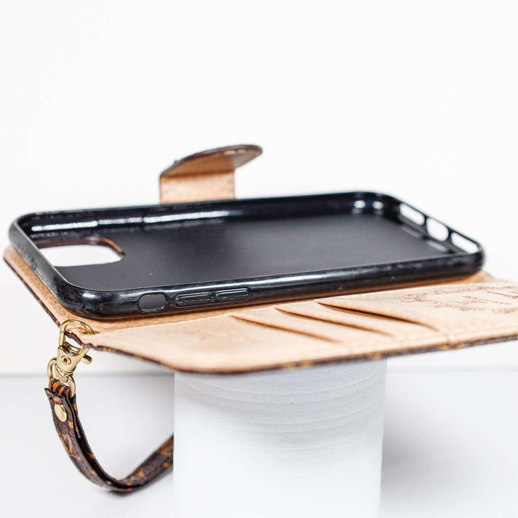 LV Wallet Case Designer Style For iPhone X 11 12 13 14 15 16 Pro Max Plus