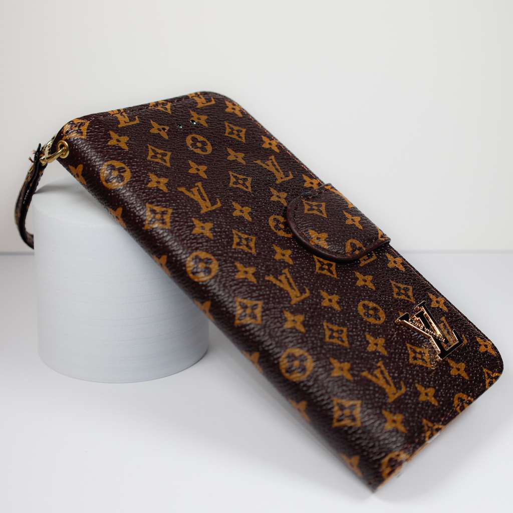 LV Wallet Case Designer Style For iPhone X 11 12 13 14 15 16 Pro Max Plus