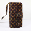 LV Wallet Case Designer Style For iPhone X 11 12 13 14 15 16 Pro Max Plus