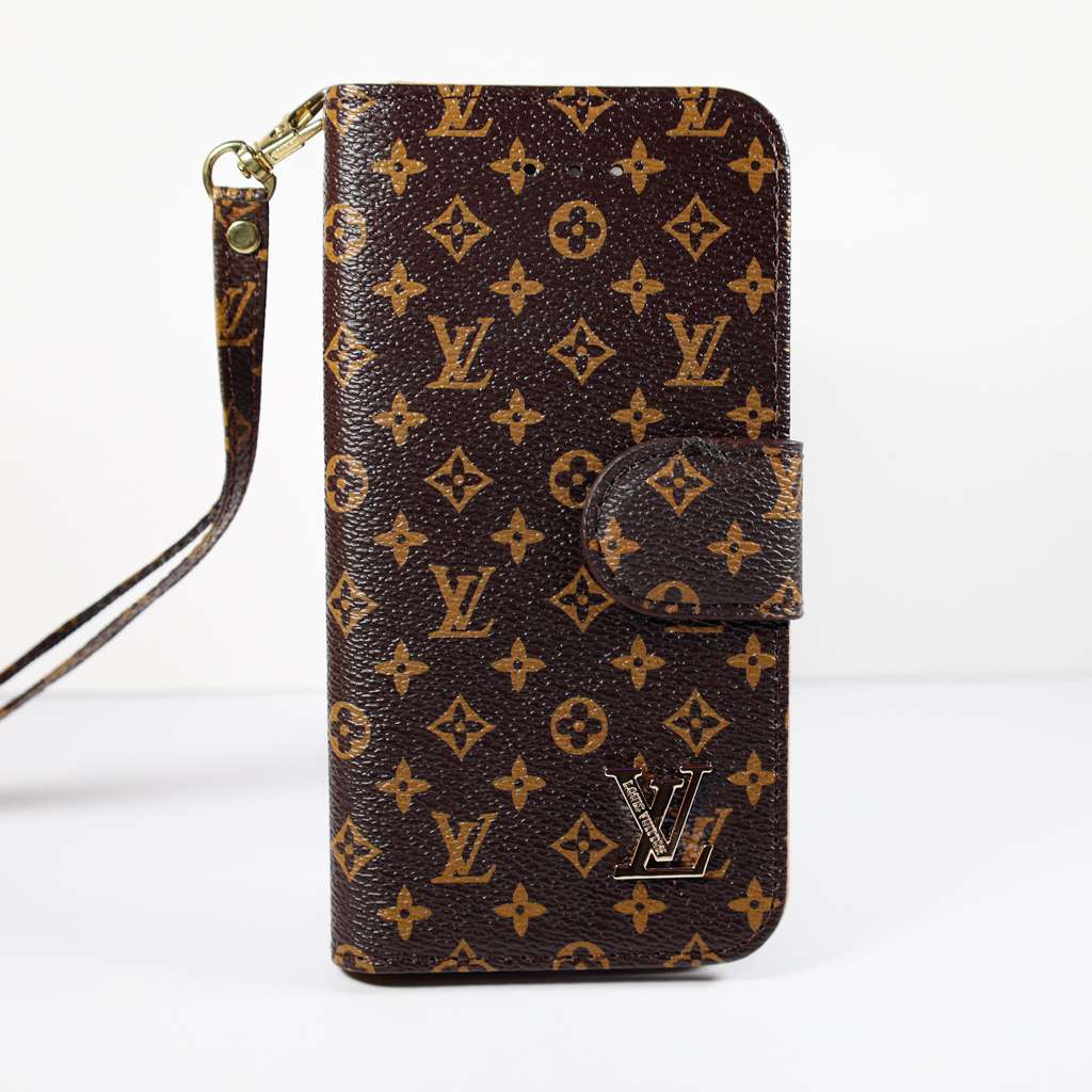 LV Wallet Case Designer Style For iPhone X 11 12 13 14 15 16 Pro Max Plus