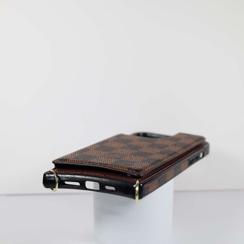Crossbody Phone Case Designer Checkered Leather For I Pro Max for 13pro-max
