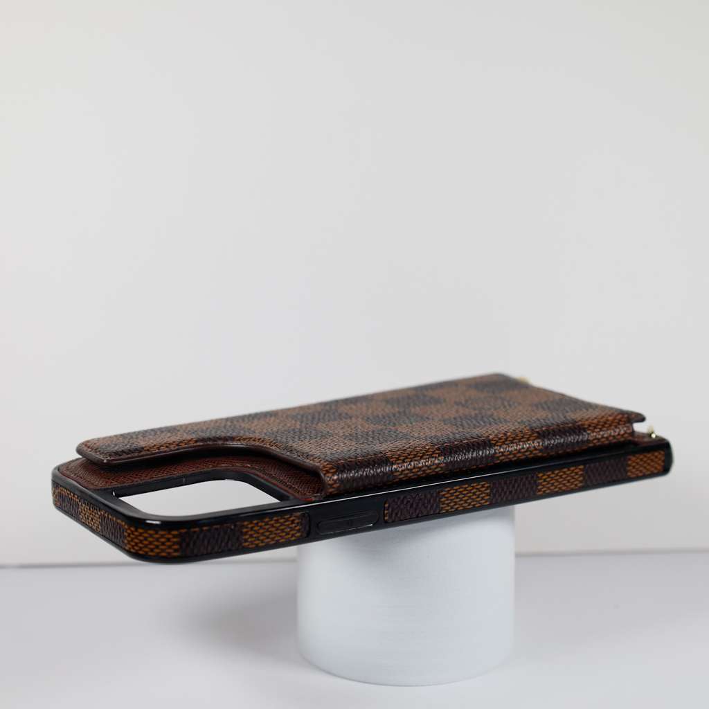 Crossbody Phone Case Designer Checkered Leather For I Pro Max for 13