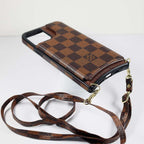 Crossbody Phone Case Designer Checkered Leather For I Pro Max for 14-pro