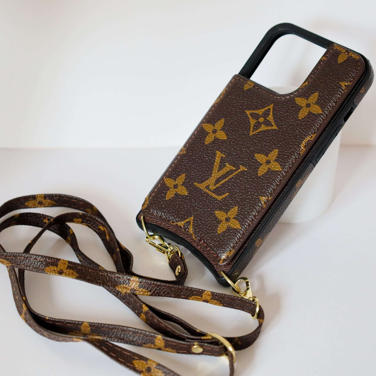 LV iPhone 13 Pro Max Case Monogram Leather For 11 12 13 14 Pro Max Series for 12pro-max