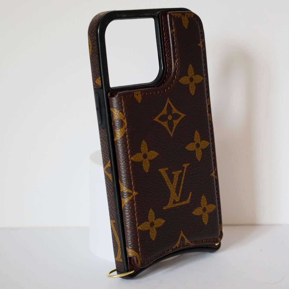 LV iPhone 13 Pro Max Case Monogram Leather For 11 12 13 14 Pro Max Series for 11-pro-max
