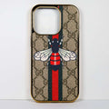 Luxury Designer Fly Print Case Electroplate Frame I Pro Max Plus for 11