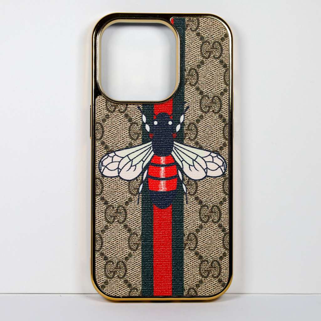 Luxury Designer Fly Print Case Electroplate Frame I Pro Max Plus for 11
