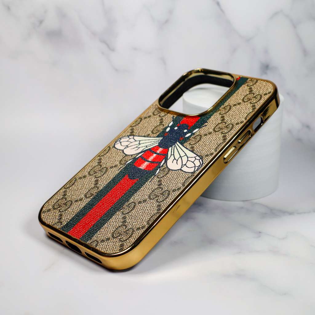 Luxury Designer Fly Print Case Electroplate Frame I Pro Max Plus for 11-pro-max