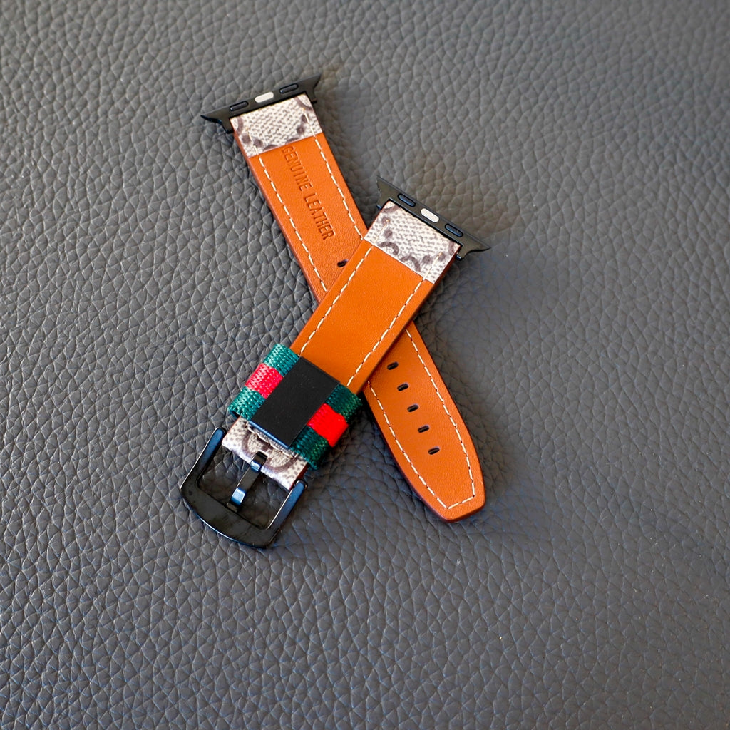 Gucci Apple Watch Band Designer Wrist Strap Canvas